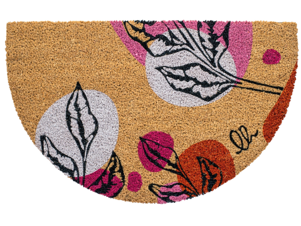 Zerbino cocco fantasy mezzaluna C12 40x65cm