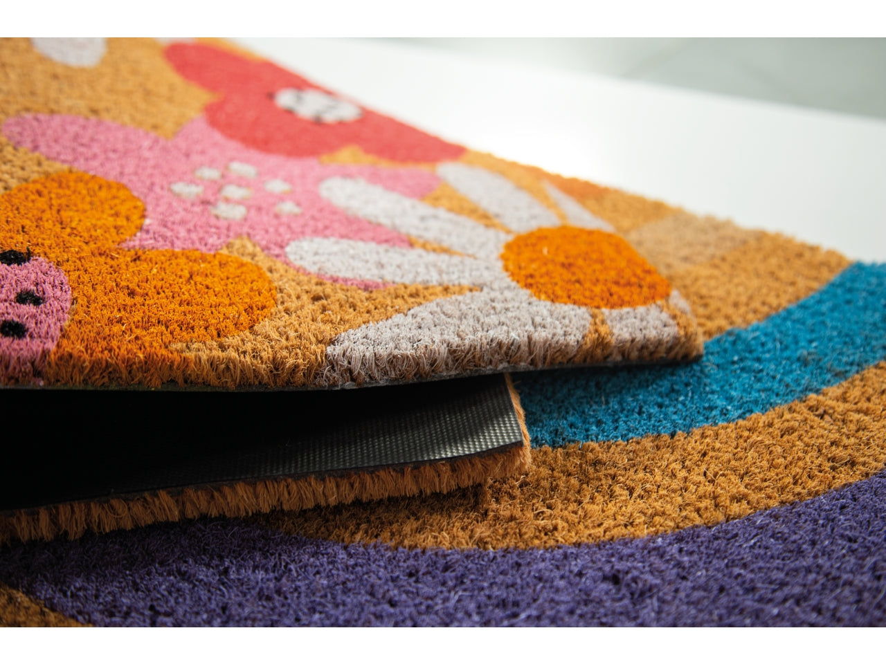 Zerbino cocco fantasy mezzaluna C12 40x65cm