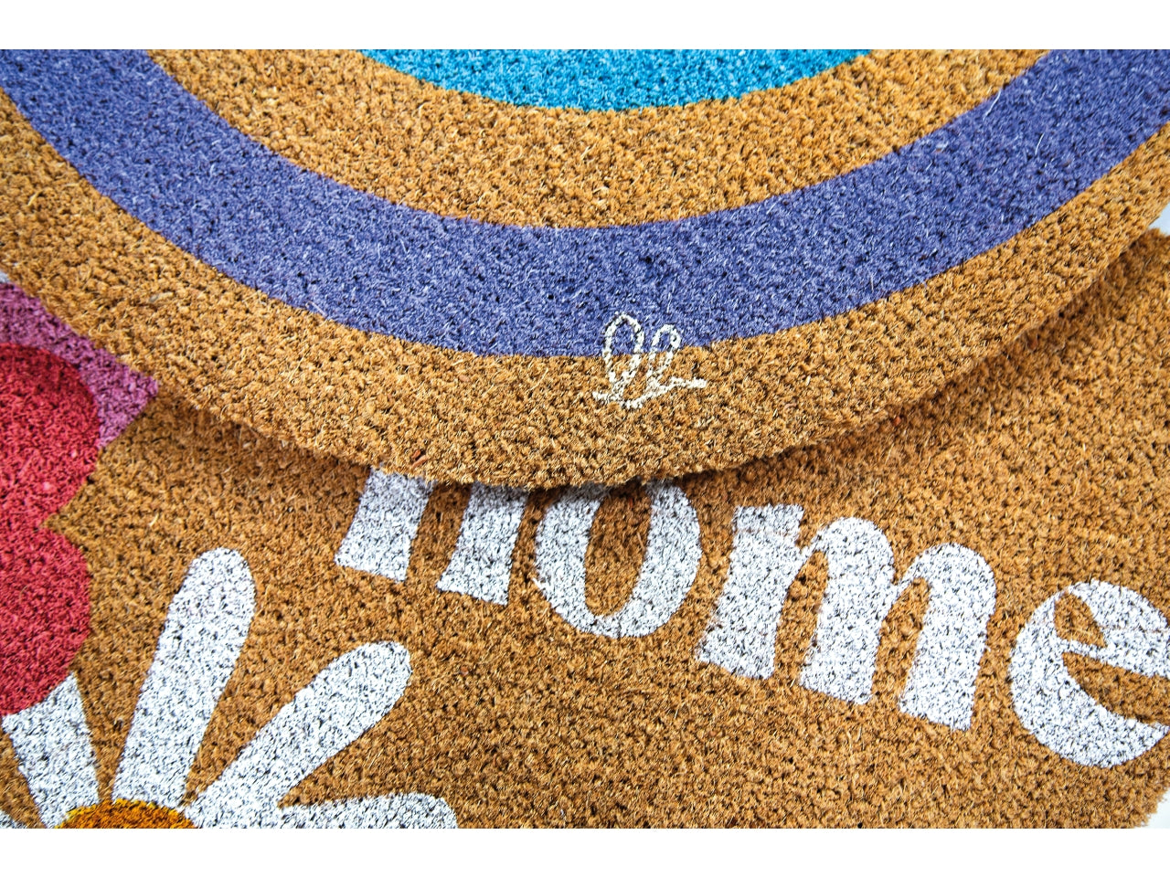 Zerbino cocco fantasy mezzaluna C12 40x65cm