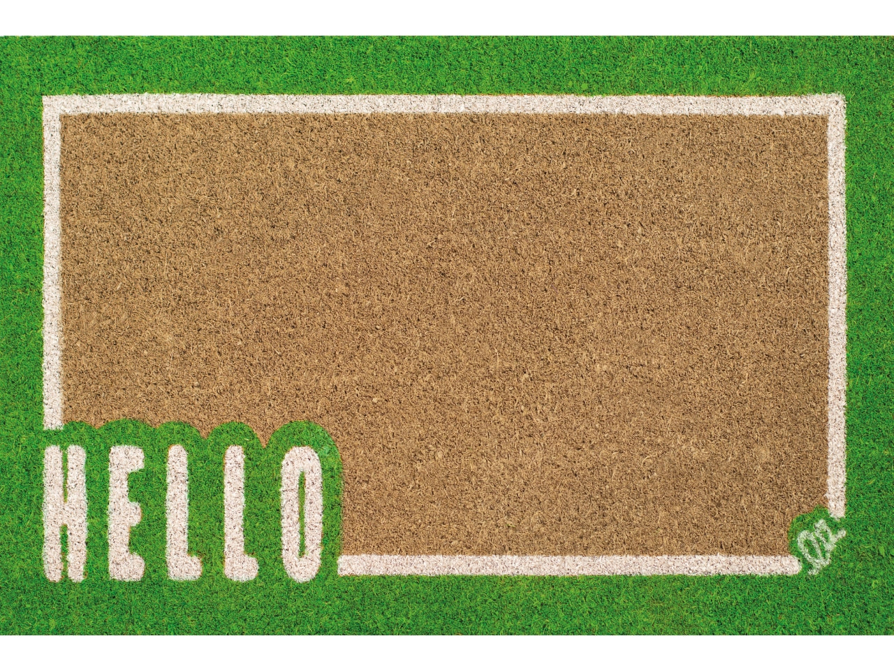 Zerbino cocco fluo 40x60cm
