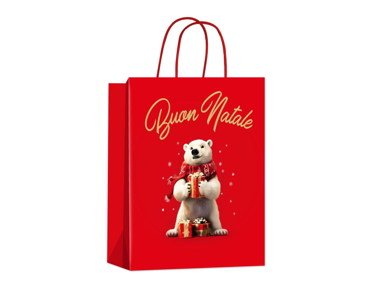 Busta natalizia amico orso 36+12xh.43