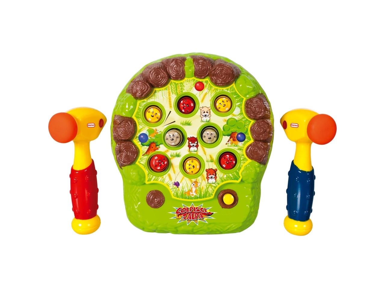 Colpisci la talpa a batteria con luci e suoni