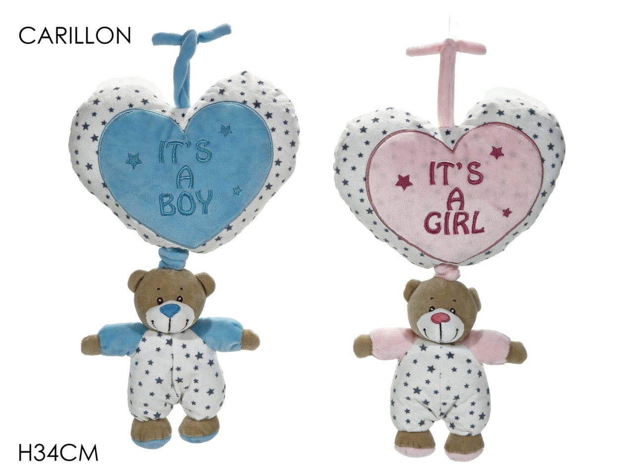 Orso carillon h.40cm dolce nanna