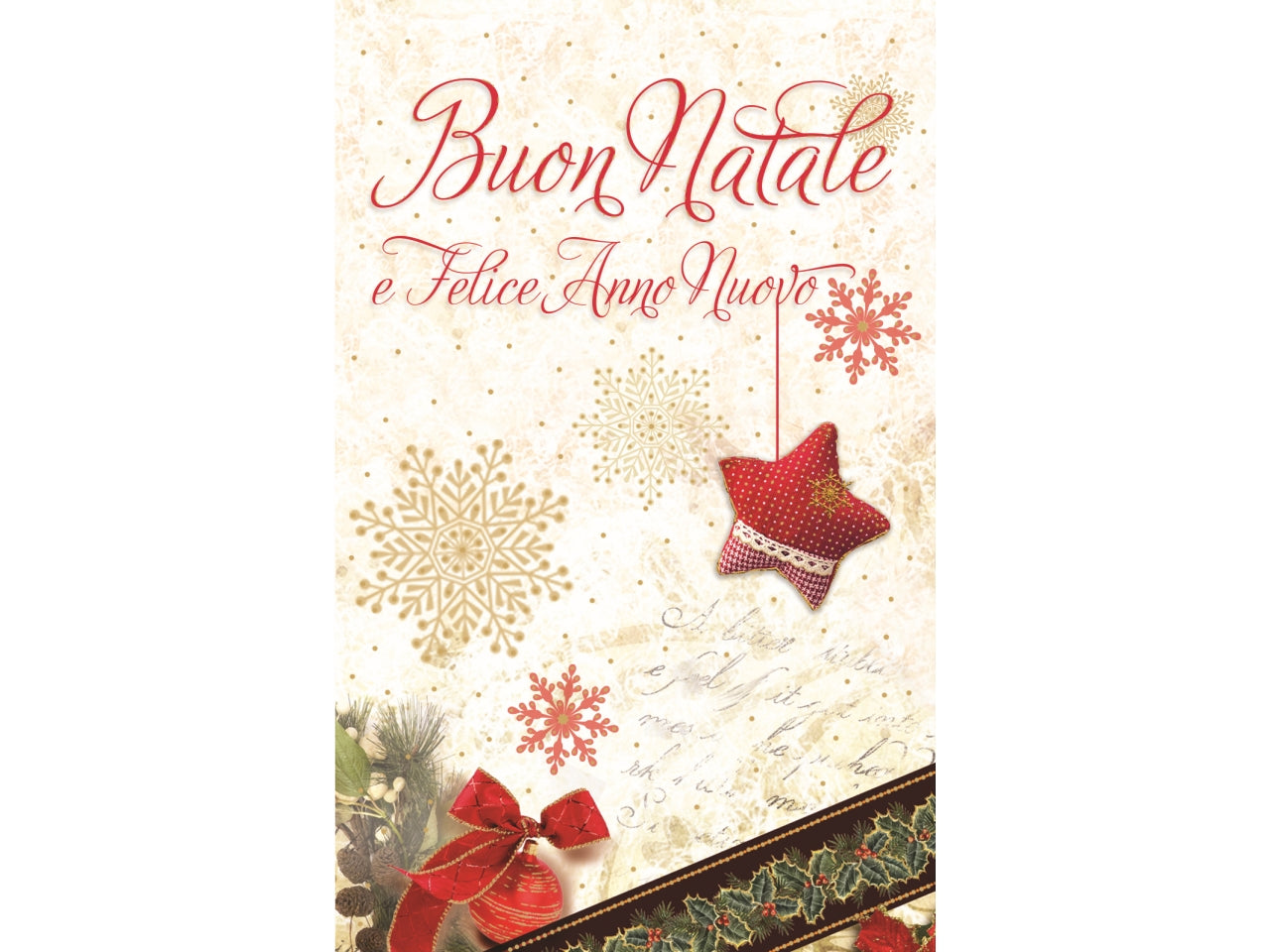Biglietti buon natale 9x14cm in confezione da 6 pezzi fantasie assortite