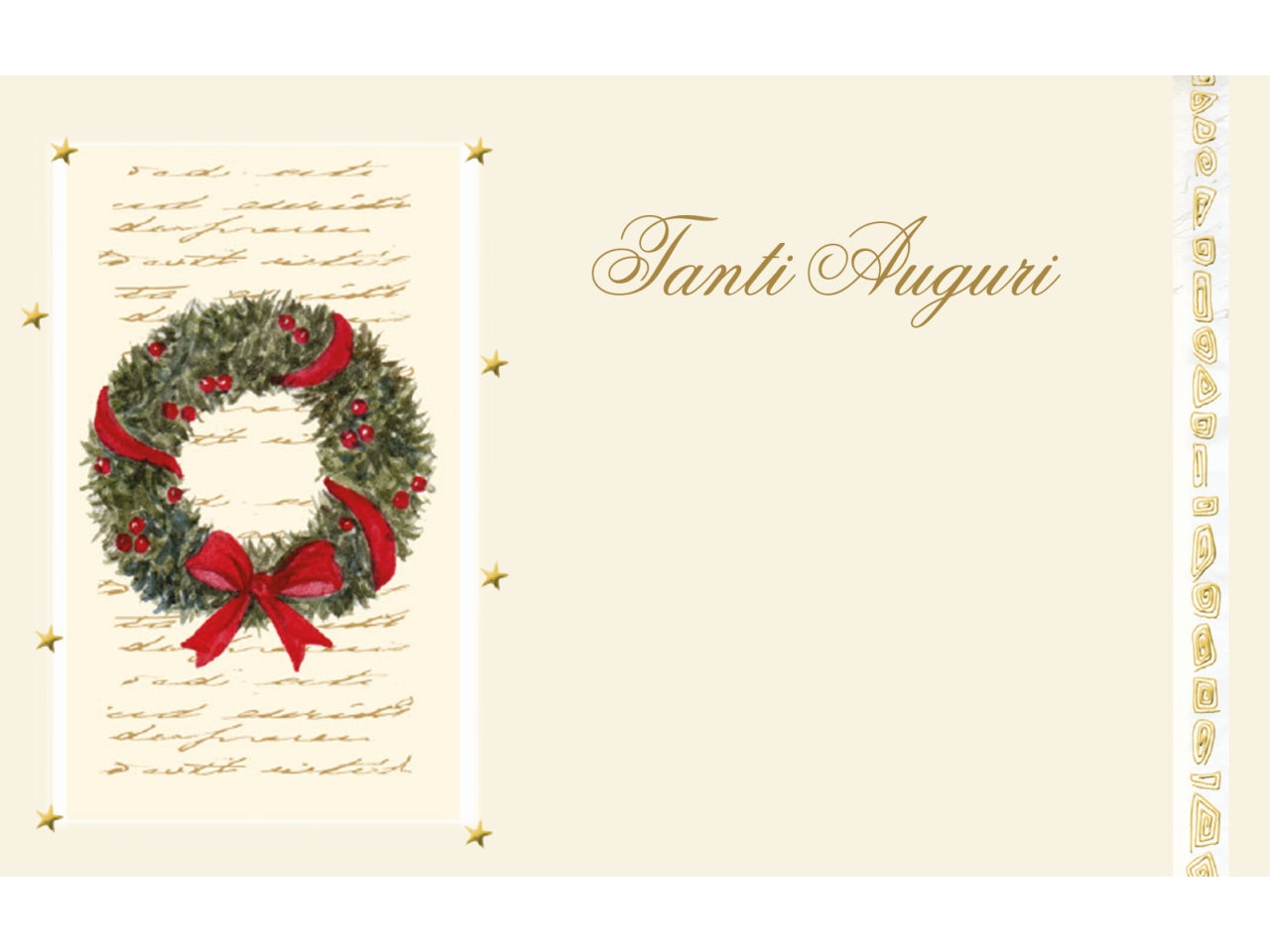 Biglietti buone feste 8,5x13,5cm in confezione da 100 pezzi fantasie assortite