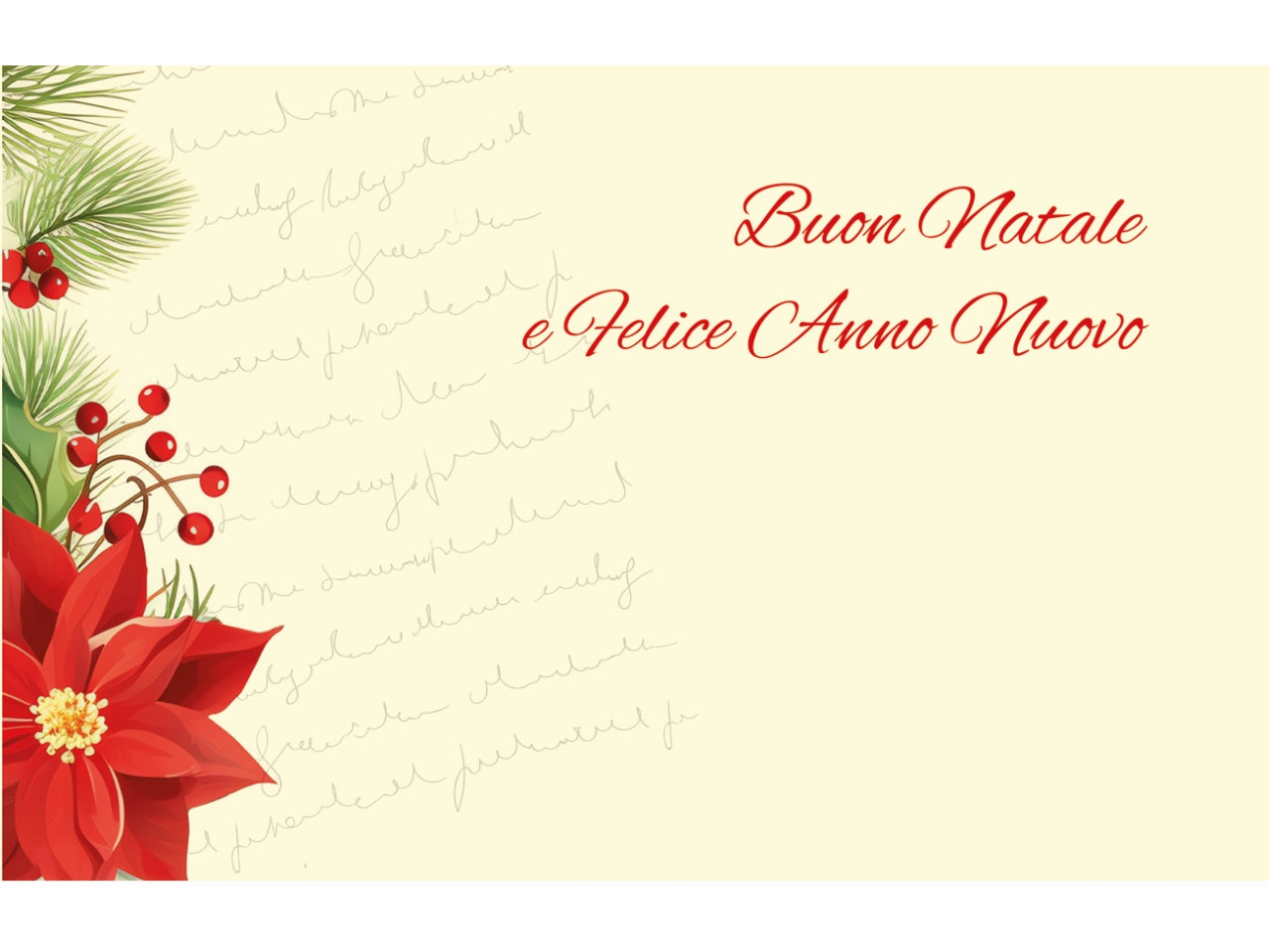 Biglietti buone feste 8,5x13,5cm in confezione da 100 pezzi fantasie assortite