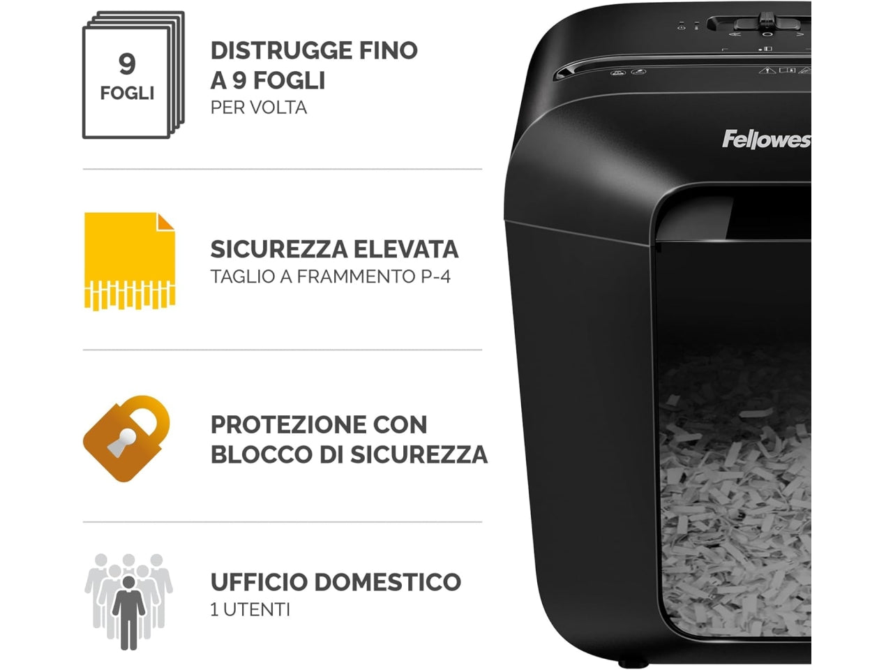 Distruggi documento a frammento