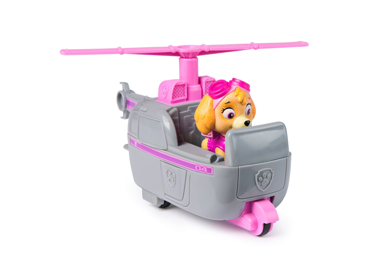 Paw patrol veicolo base skye con personaggio