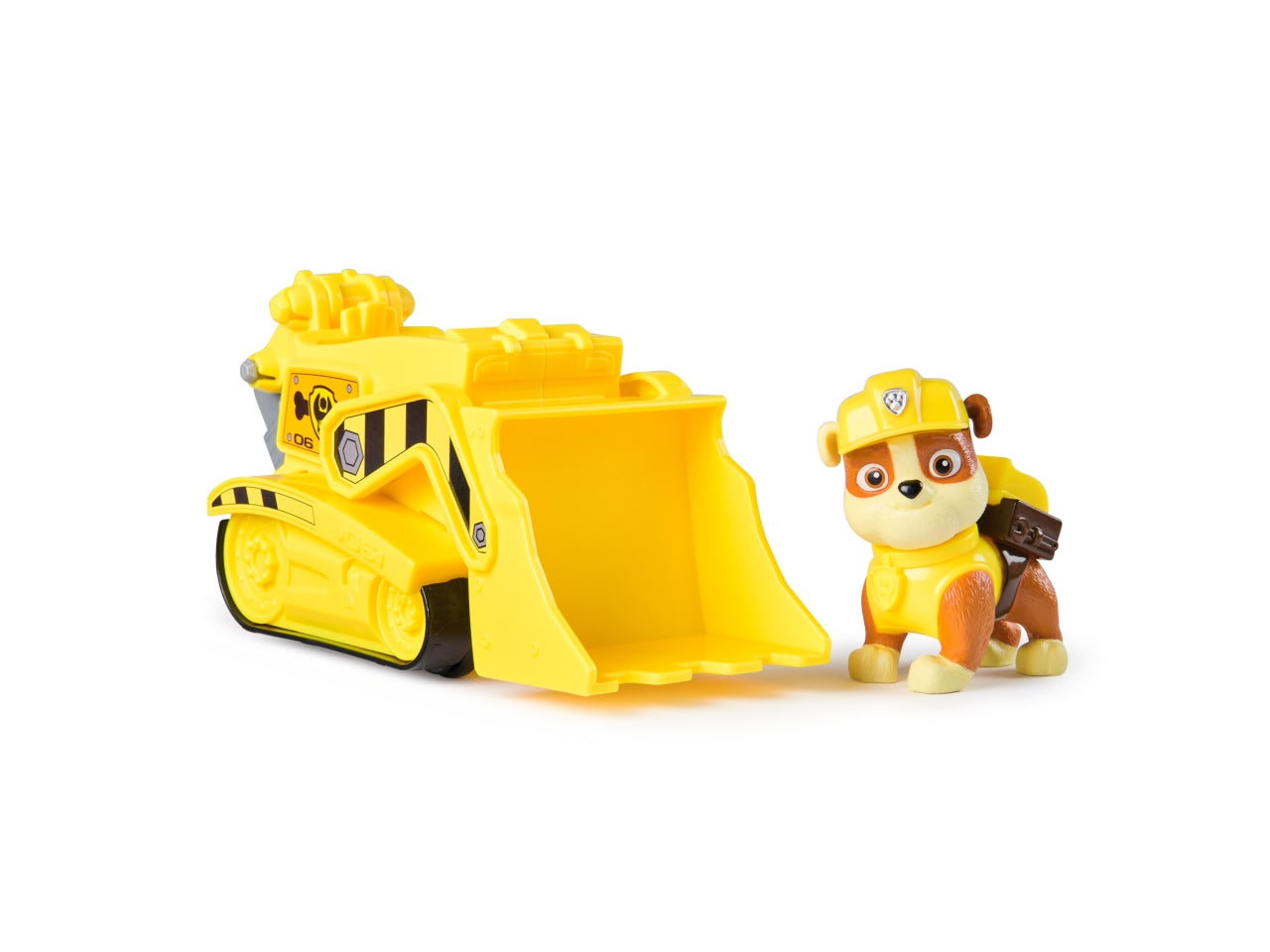 Paw patrol veicolo base rubble con personaggio