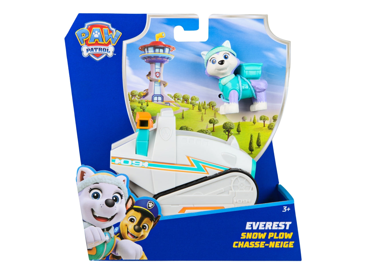 Paw patrol veicolo base everest con personaggio