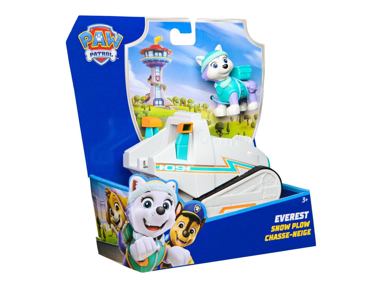 Paw patrol veicolo base everest con personaggio