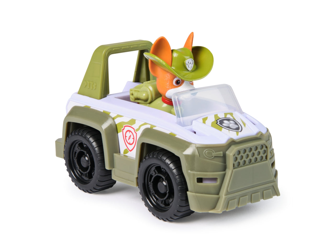 Paw patrol veicolo base tracker con personaggio