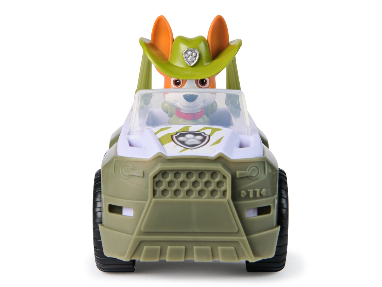 Paw patrol veicolo base tracker con personaggio