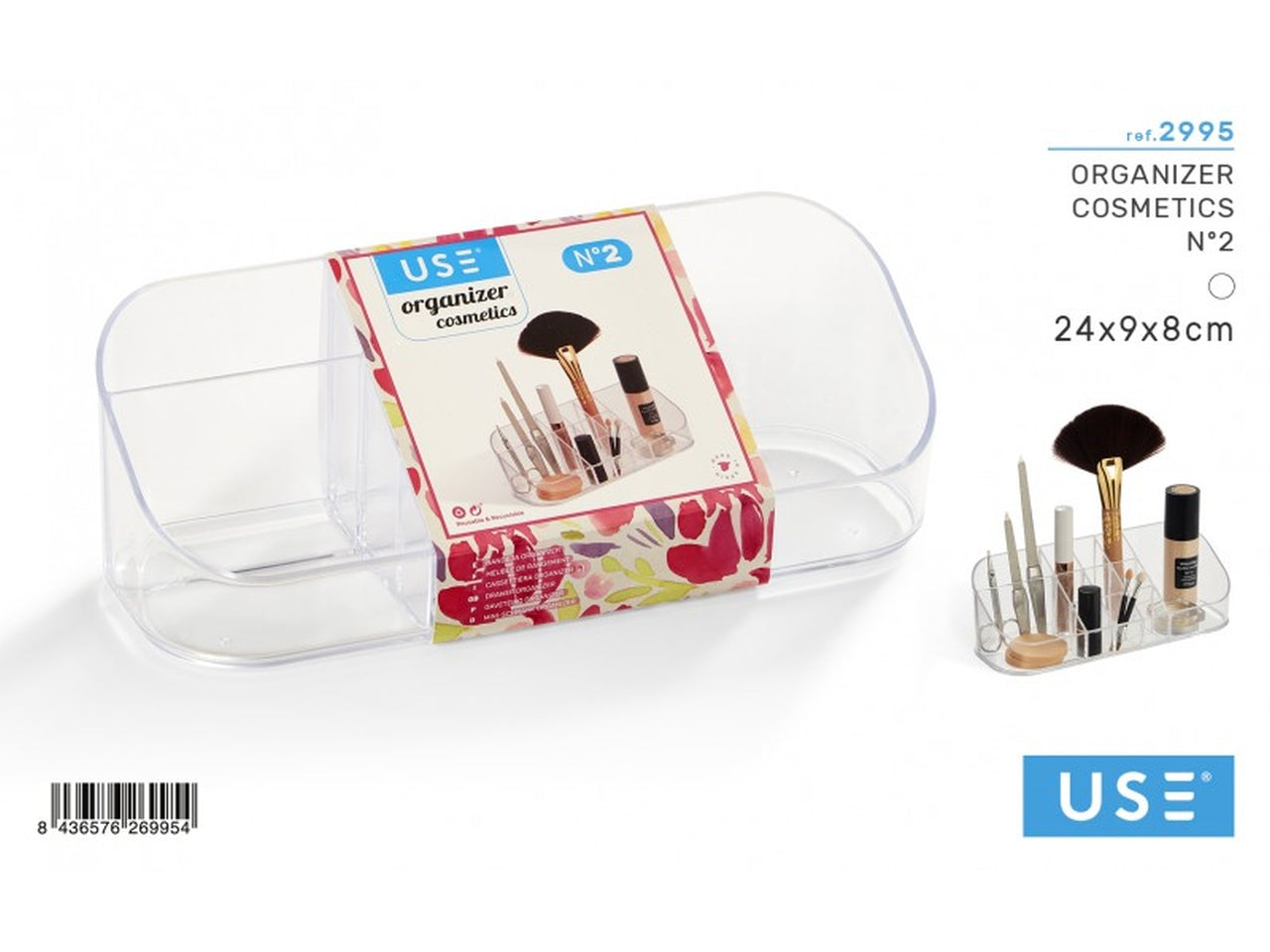 Organizer cosmetics medio n.2 8x22,5cm