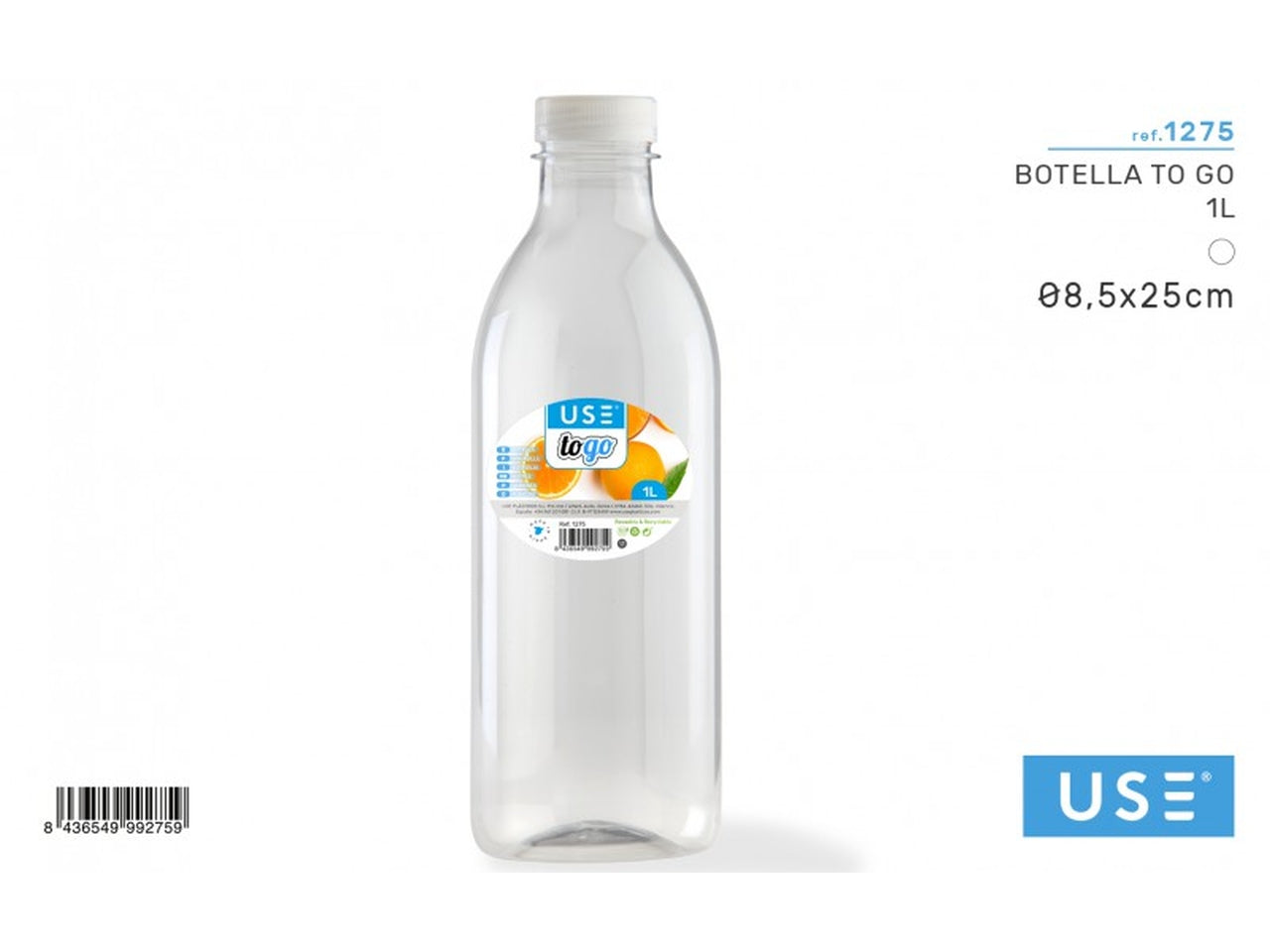 Bottiglia to go 1l