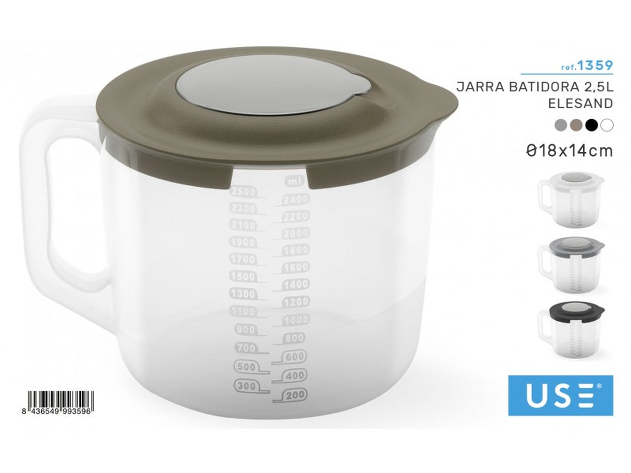 Caraffa frullatore 2,5l elesand