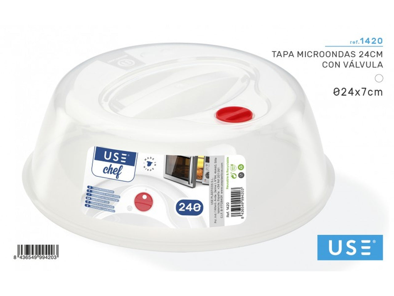 Coperchio microonde 24cm con valvola