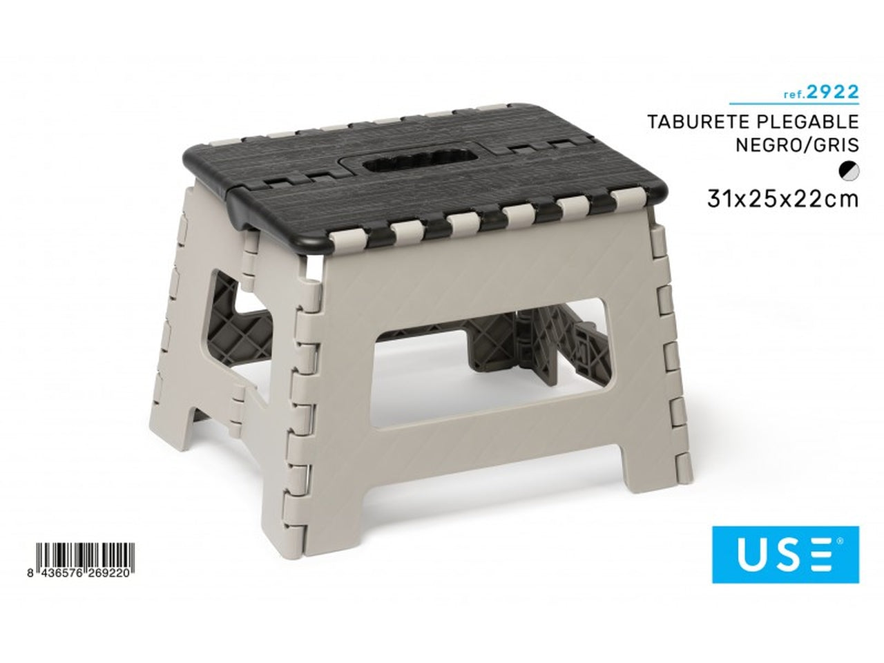 Sgabello colore nero/grigio