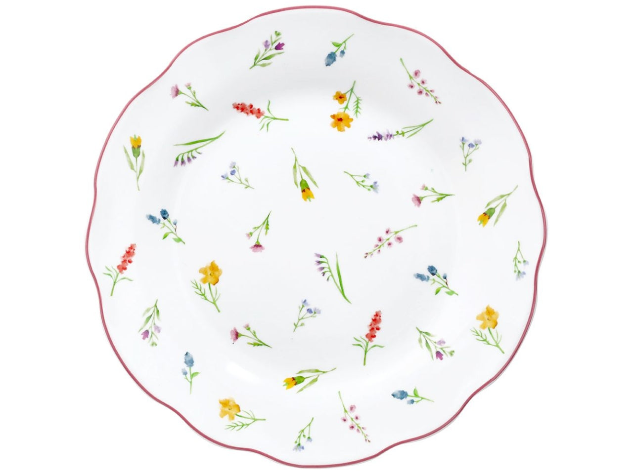 Servizio tavola 18 pz cappettata millefiori