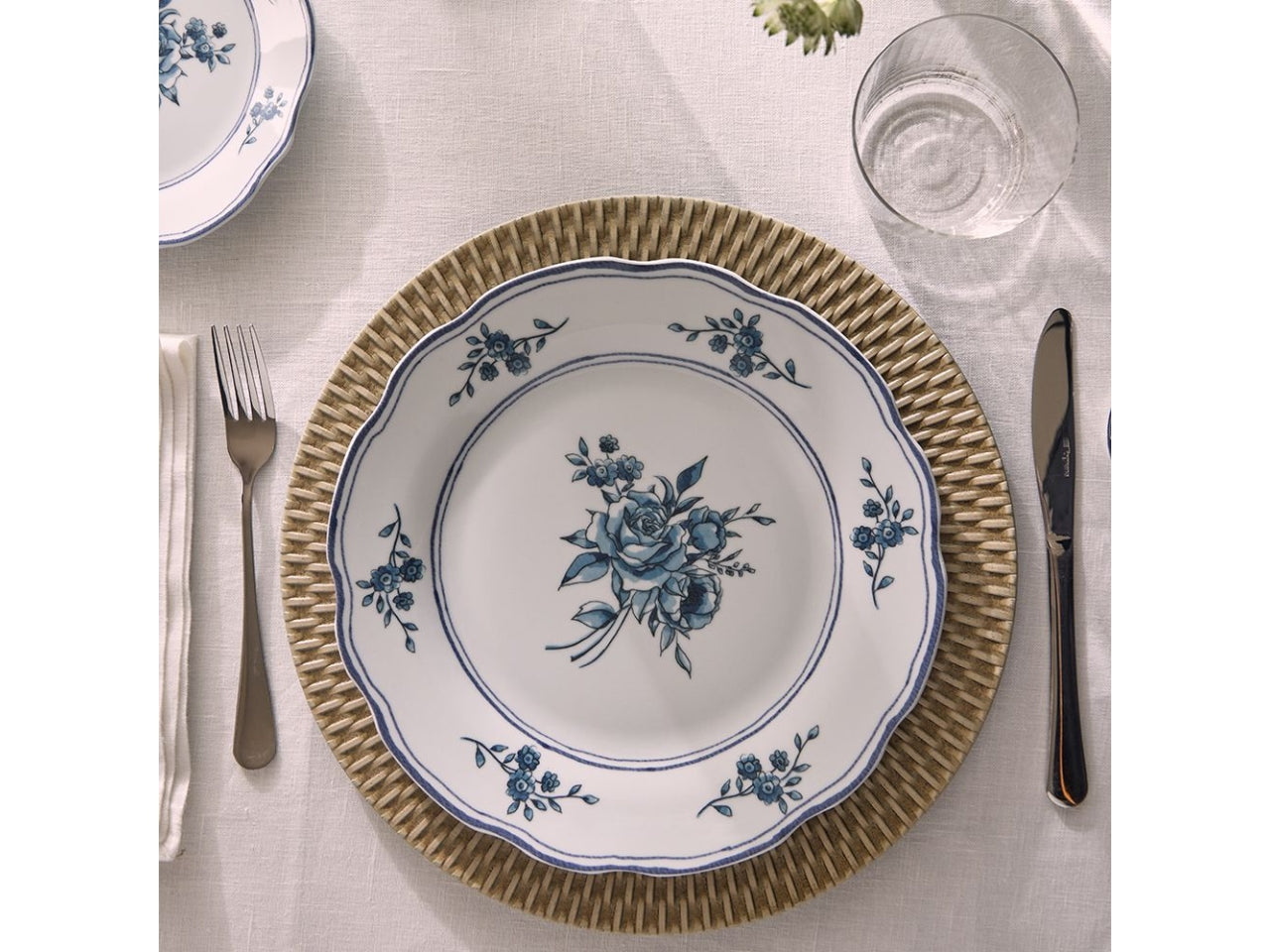 Servizio tavola 18 pz cappettata Heritage florals