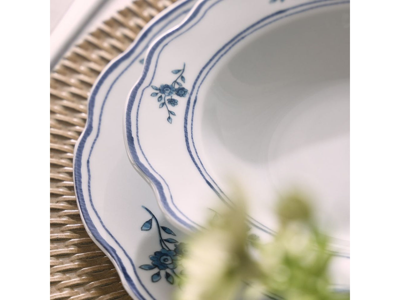 Servizio tavola 18 pz cappettata Heritage florals