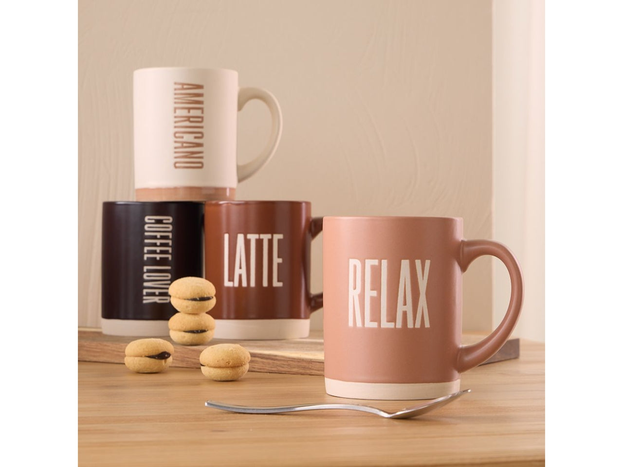 Mug cindy barista 450ml  la confezione contiene 4 tazza