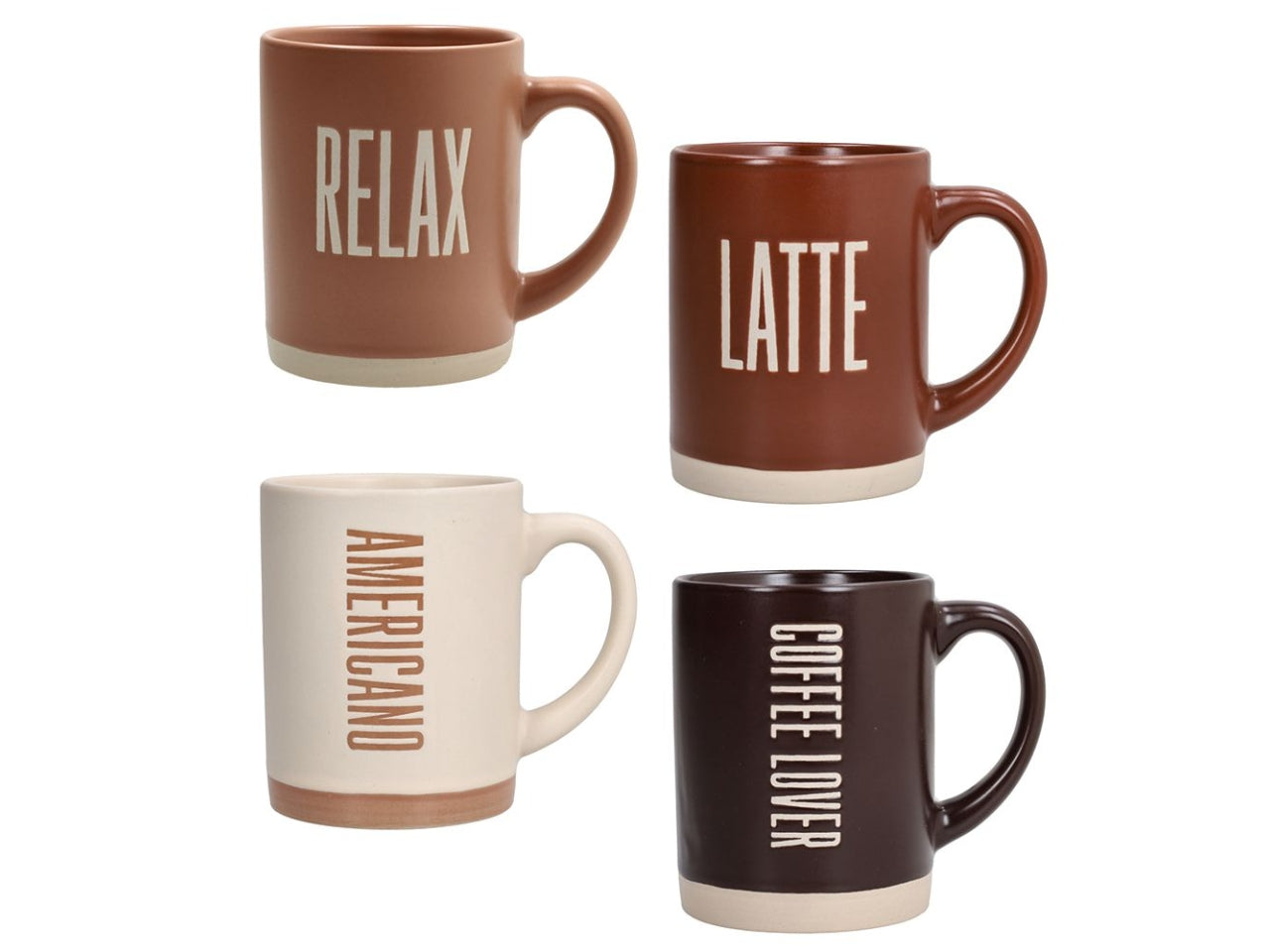 Mug cindy barista 450ml  la confezione contiene 4 tazza