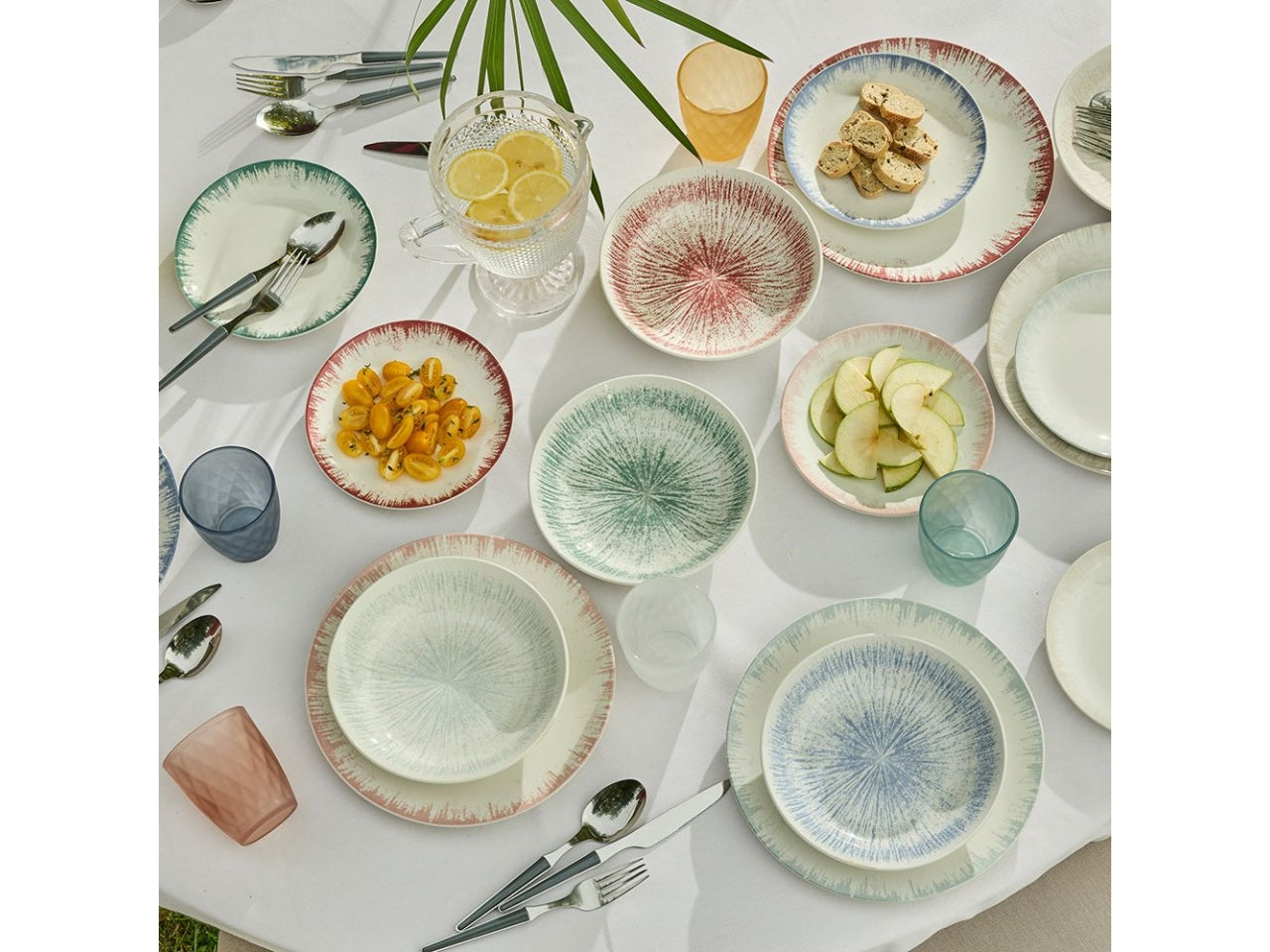 Jenny bicchieri glass jenny pastel matt la confezione contiene 6 bicchieri