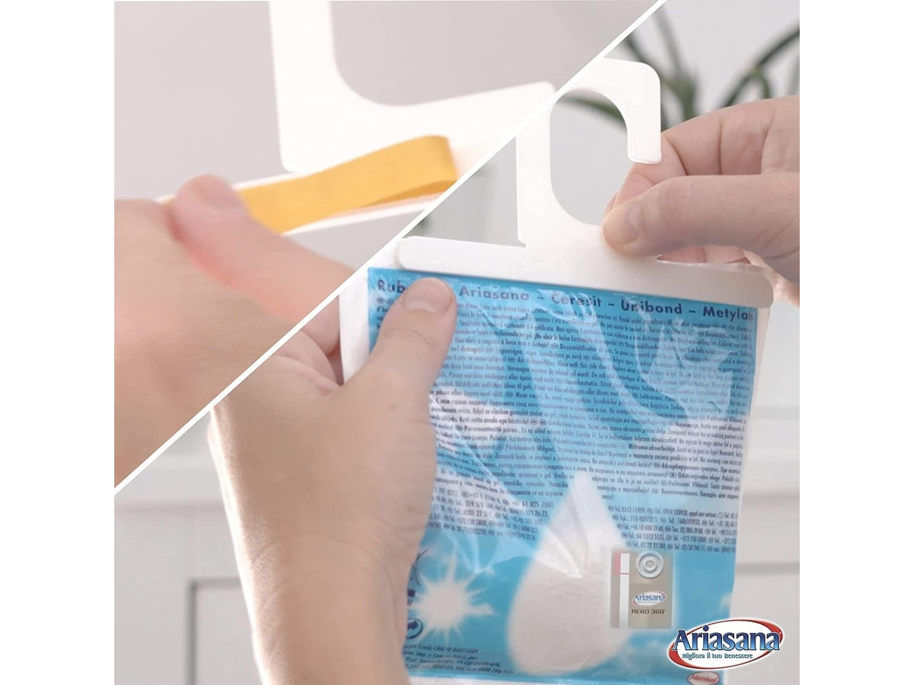 Ariasana sacchetti profumati assorbiumiditÃ  profumazione relax lavanda confezione da 2 sacchetti