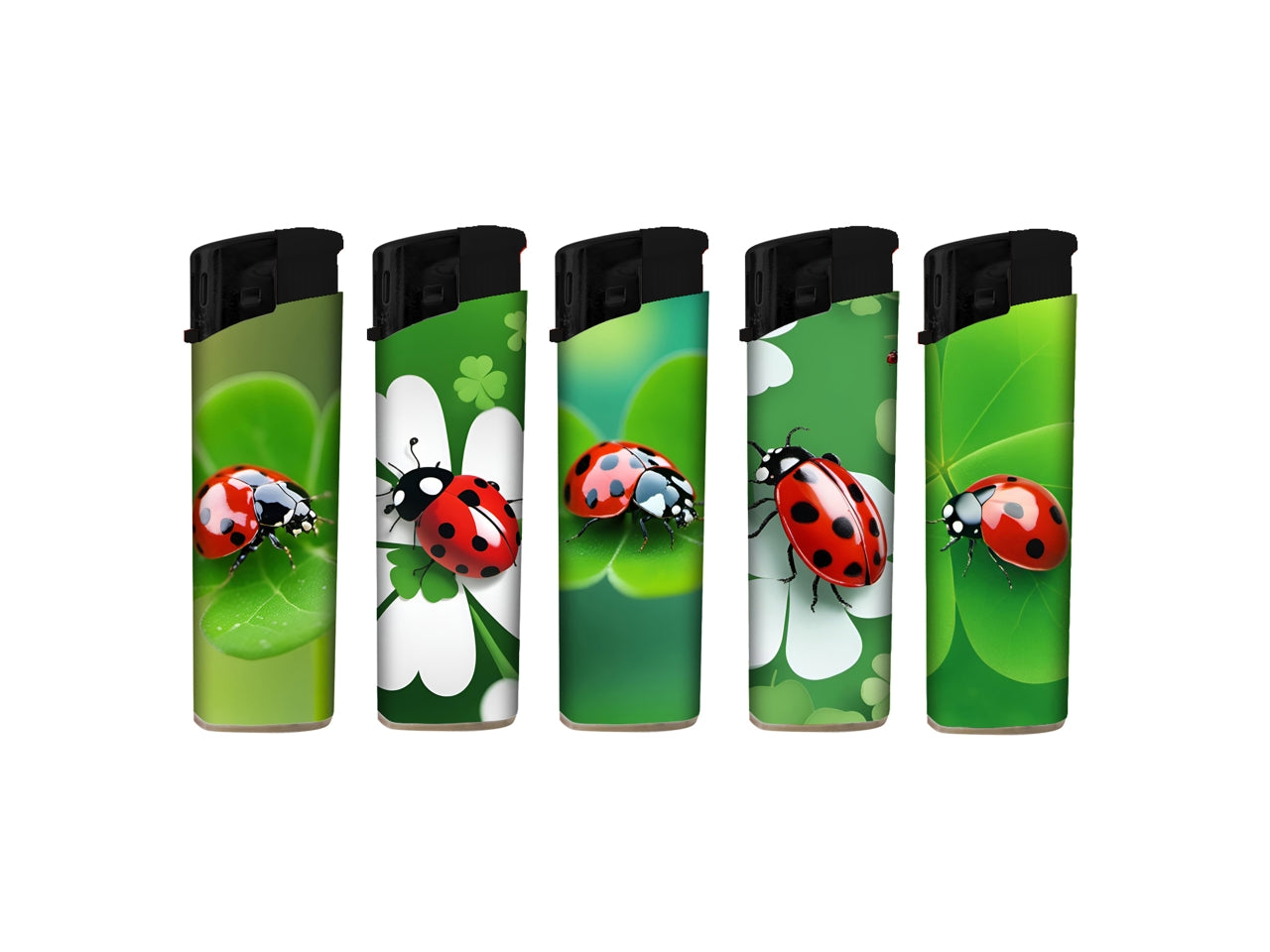 Accendino Atomic Electronic Lighter F11 Softflame ricaricabile Ladybug 50 pezzi