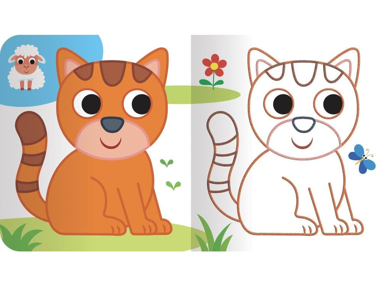 Colora la fattoria scintillante