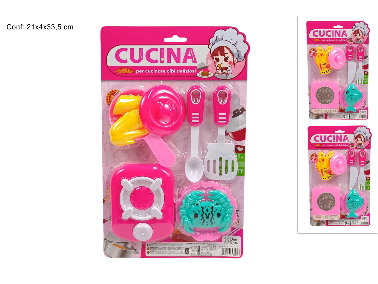 Cartella set cucina colori assortiti