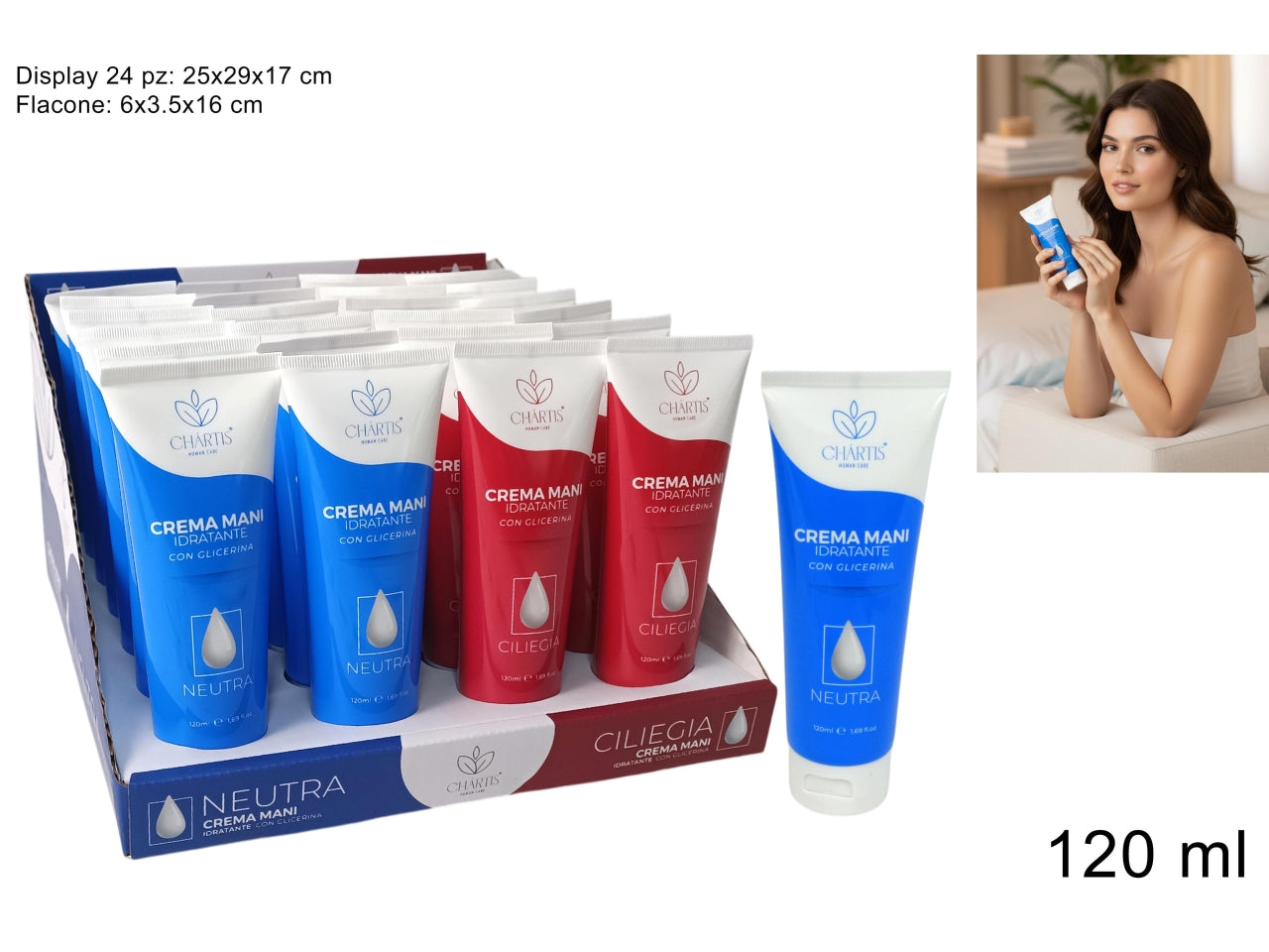 Crema mani 120ml profumazione assortita