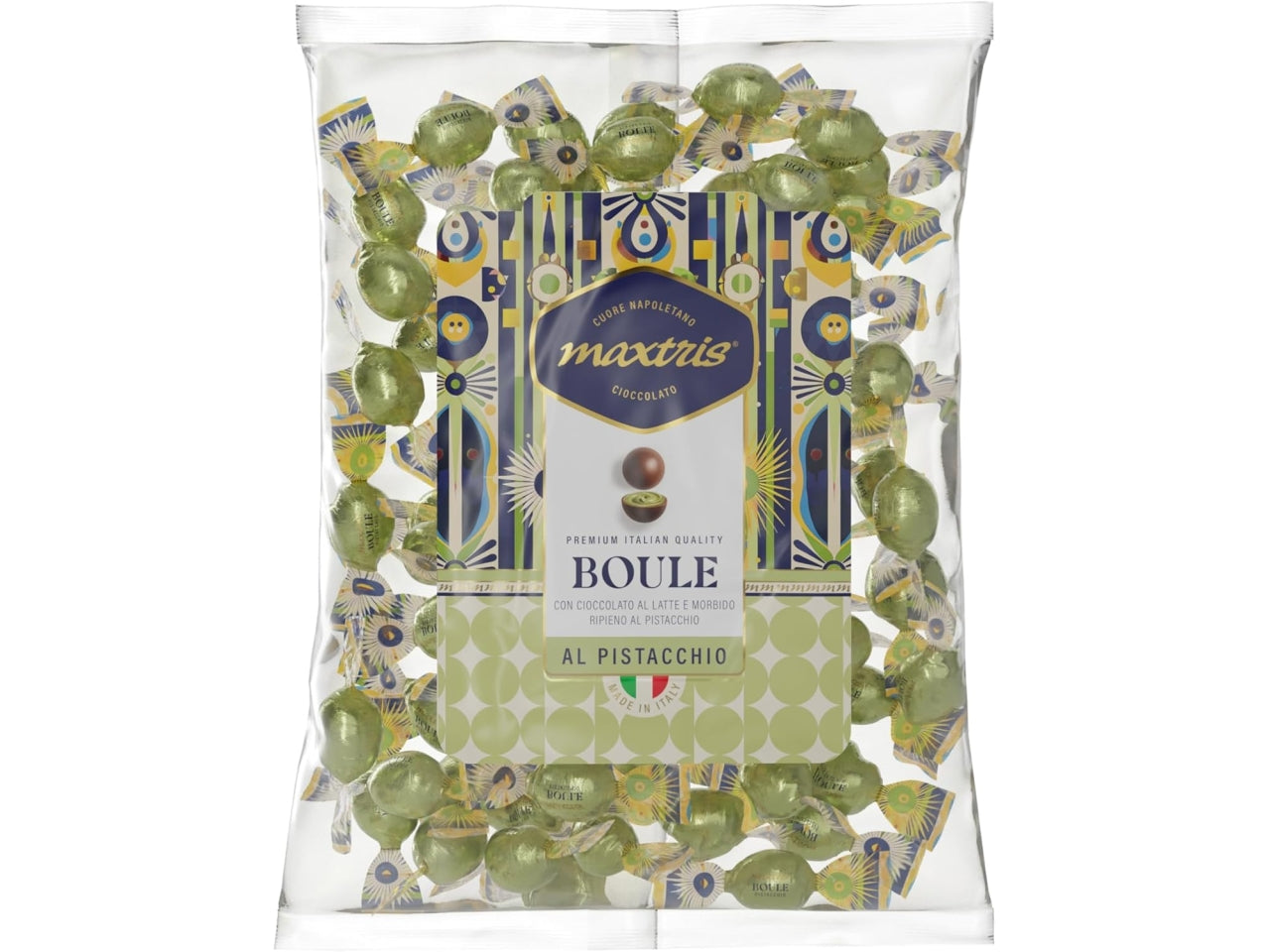 Maxtris boule al pistacchio, busta da 1kg