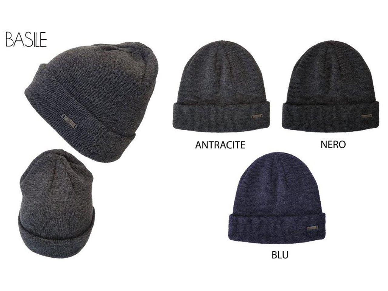 Cappello tinta unita Basile colori assortiti