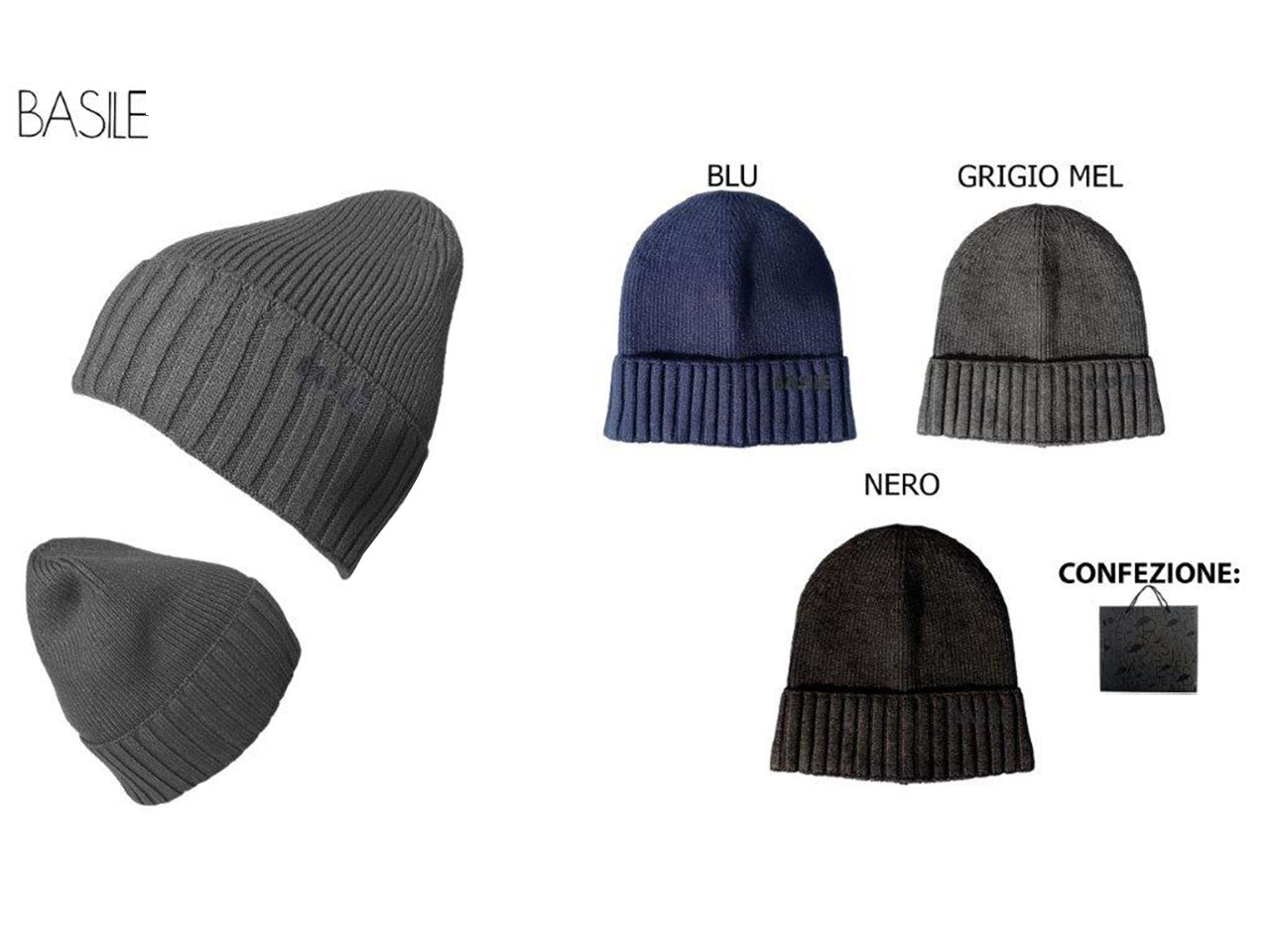 Cappello Basile uomo colori assortiti