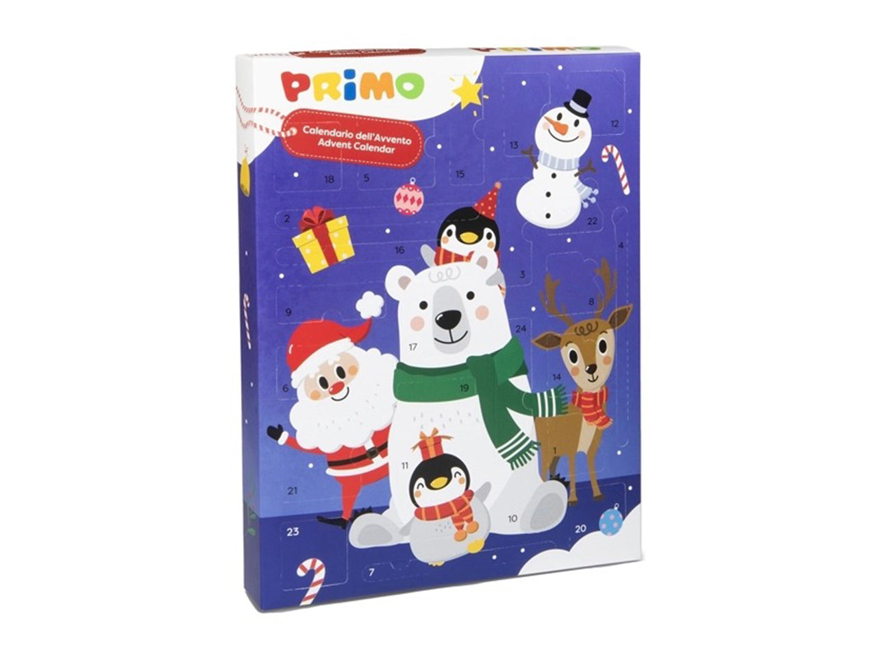 Primo calendario dell' avvento con 24 sorprese
