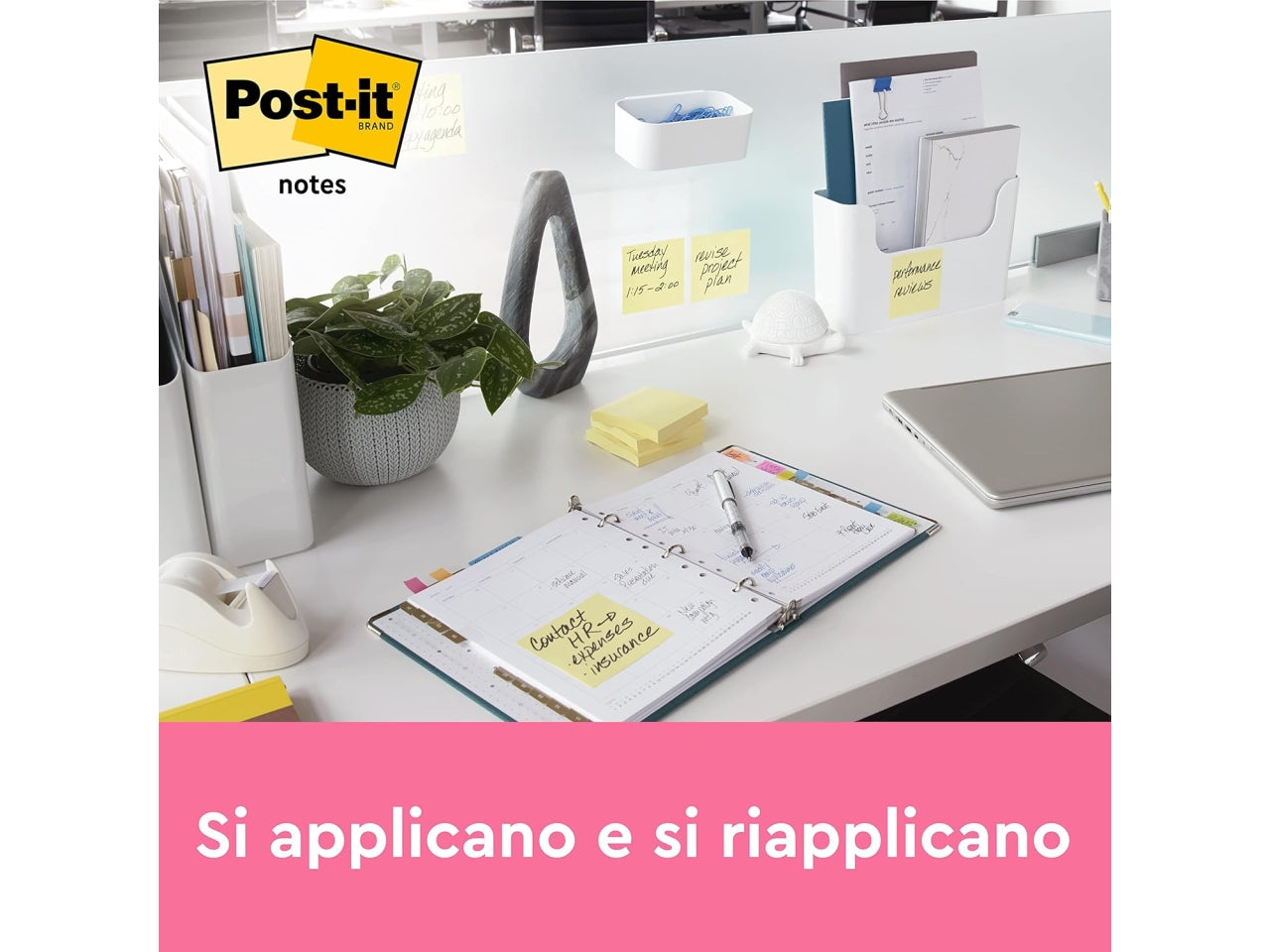 Post-it 51x76 giallo - confezione da 12 blocchetti