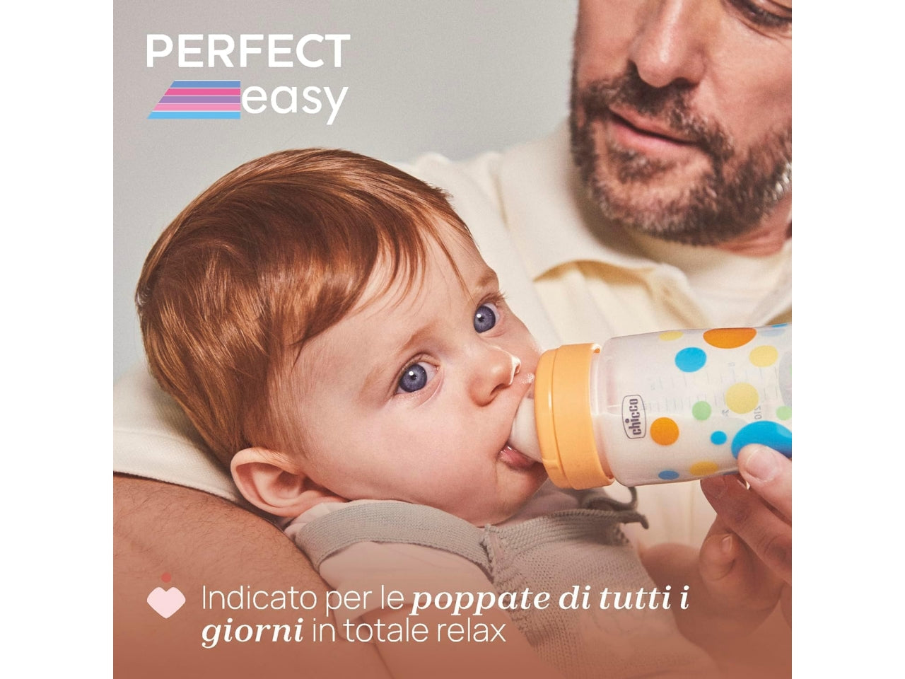 Chicco Biberon Perfect Easy Bimbo Silicone Da 330 Ml flusso rapido