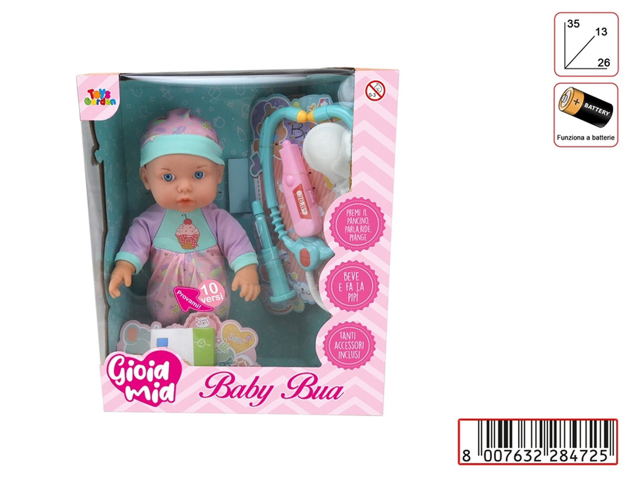 Bambola Gioia mia bebe' bua