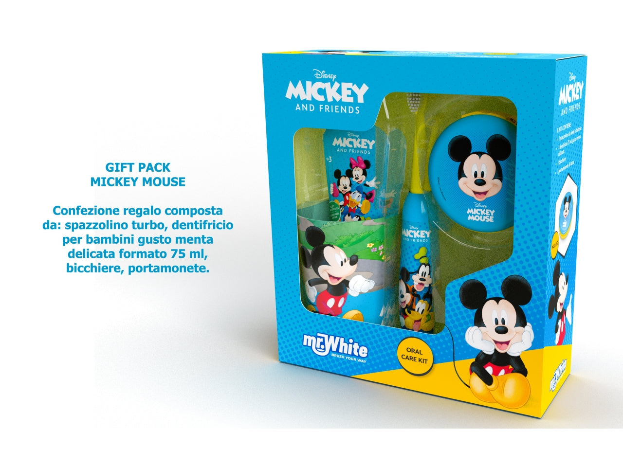 Mickey gift set con portamonete