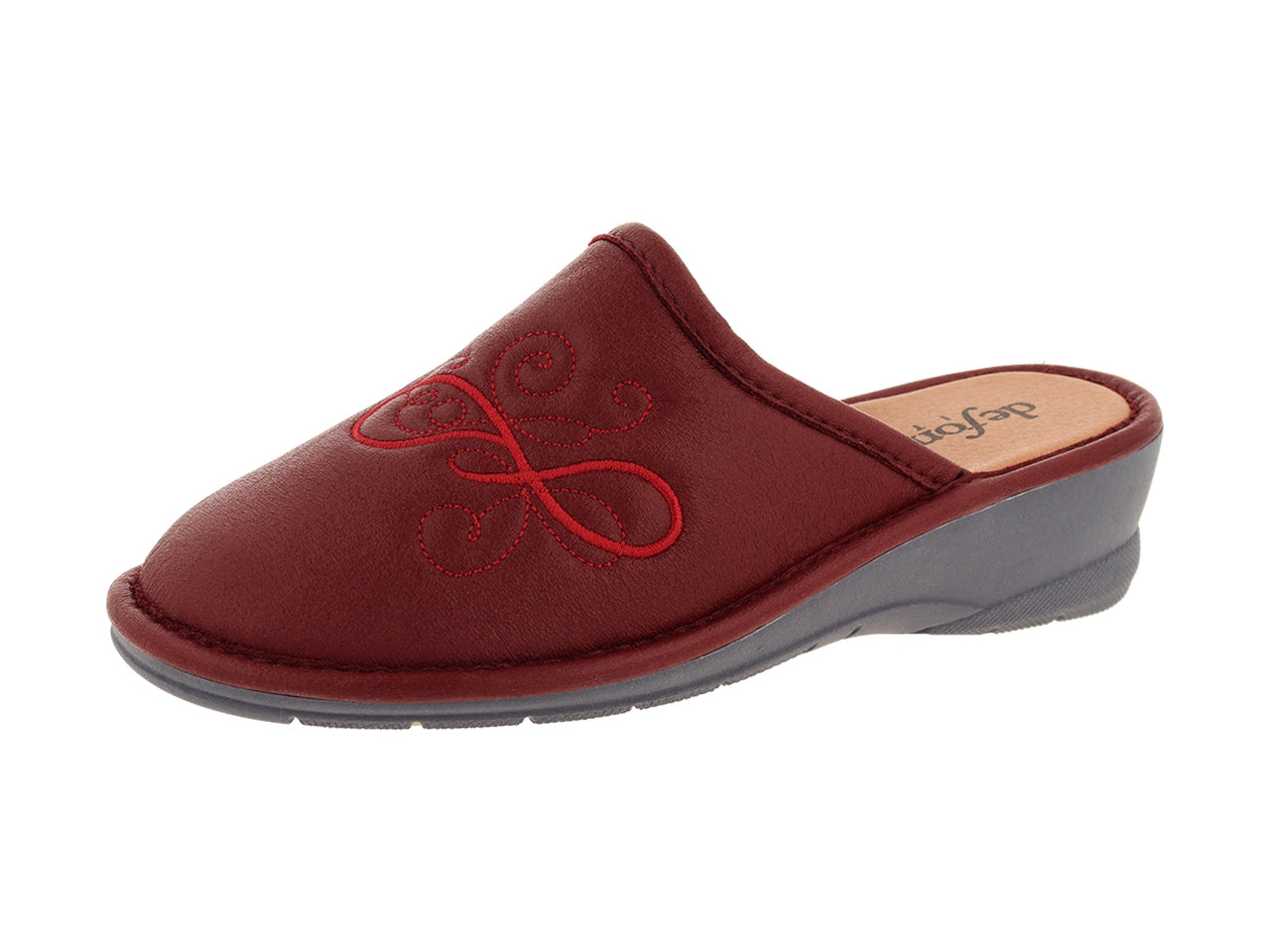 Pantofola donna marsiglia iwb43bx bordeaux tg35/40