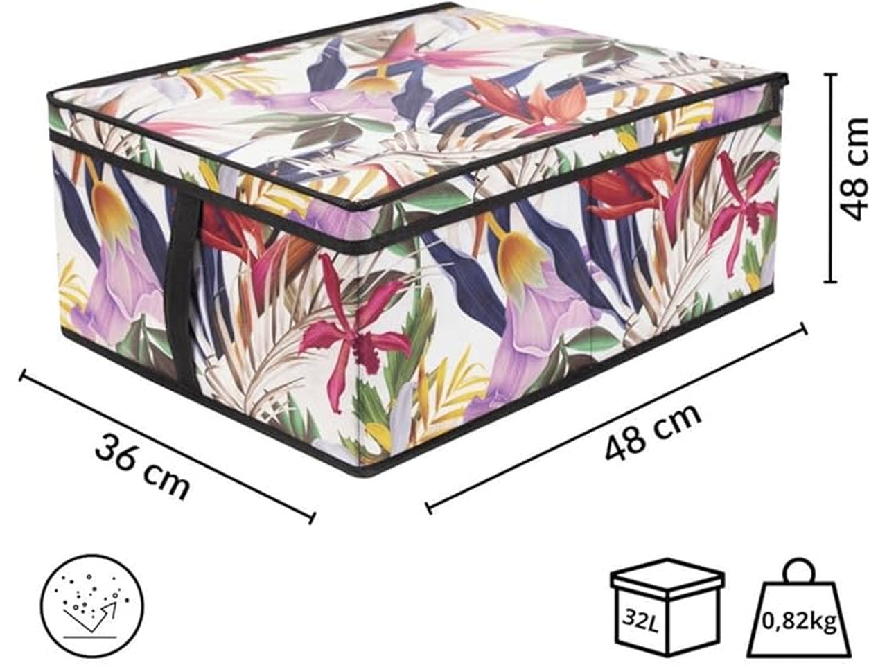 Floral beauty scatola medium 48x36xh.19cm