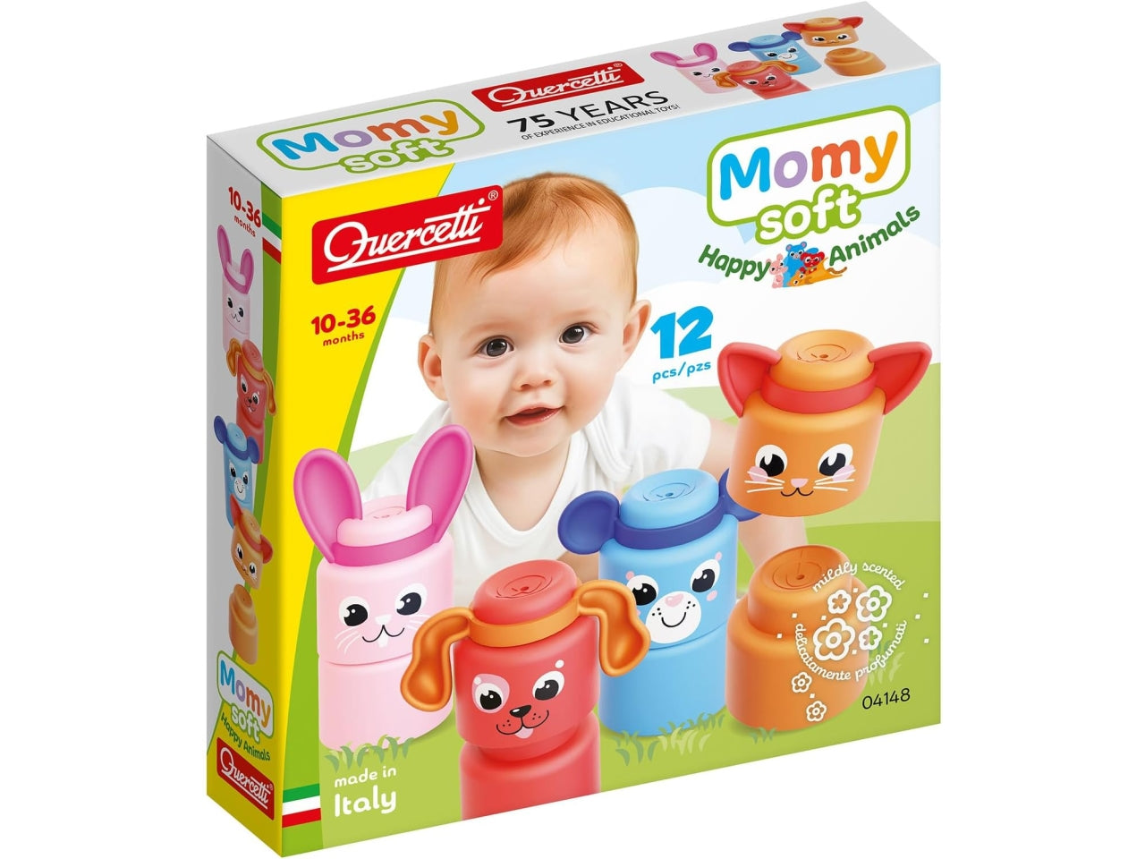 Momy soft happy animals-12 pcs