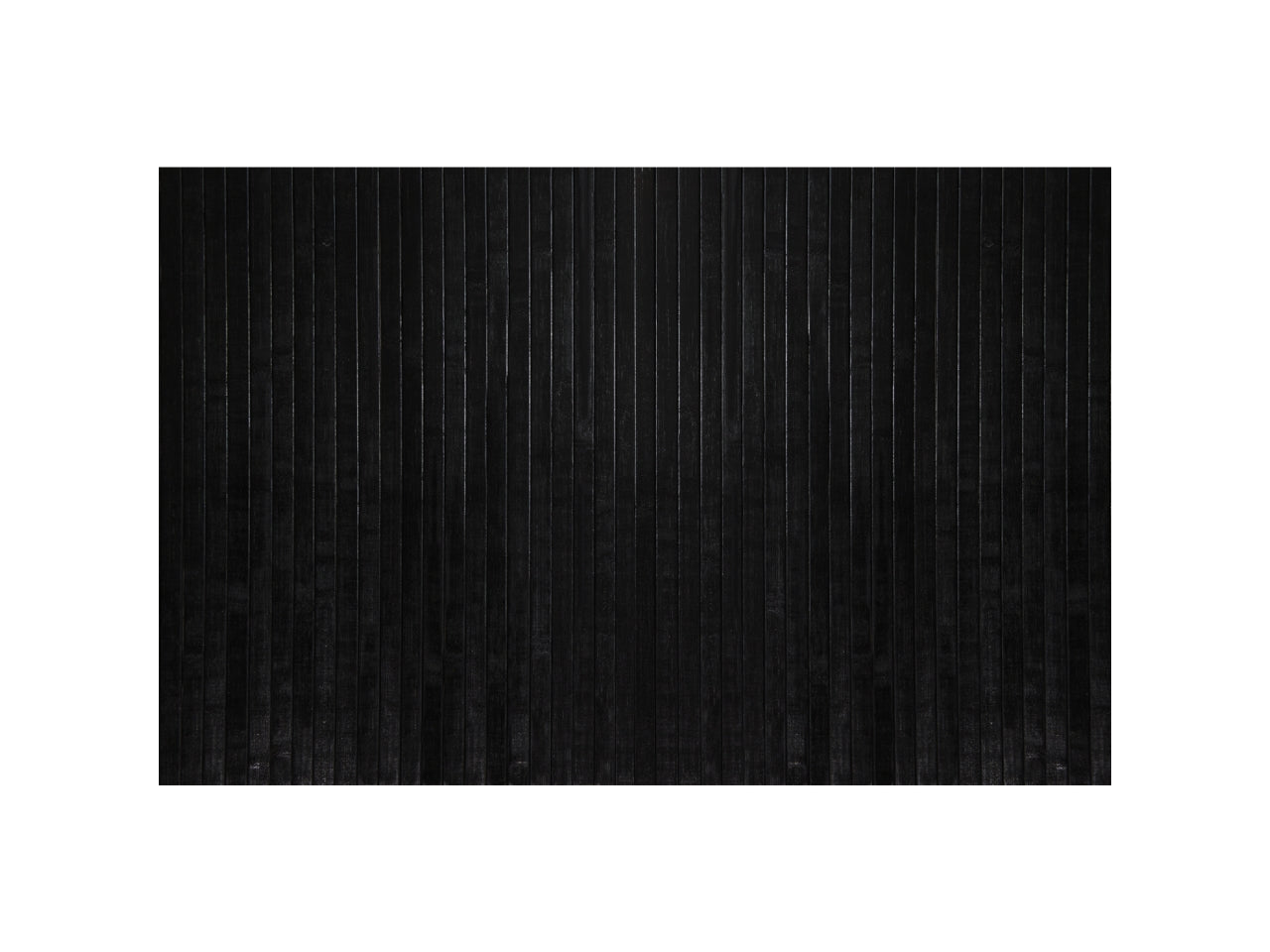 Bamboo edge tappeto 50x110cm black