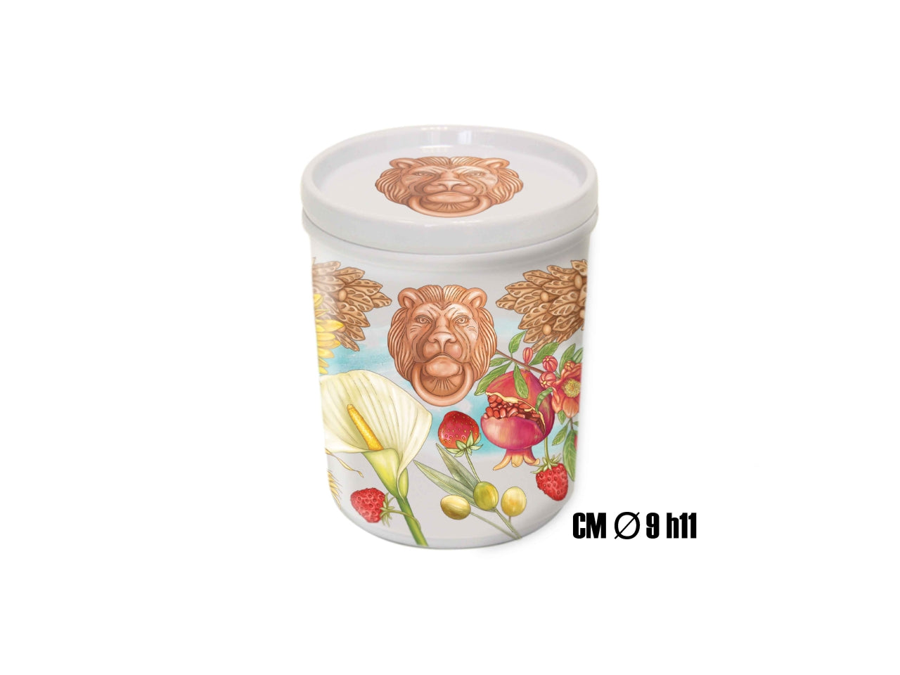 Terracotta barattolo melamina9xh.11cm