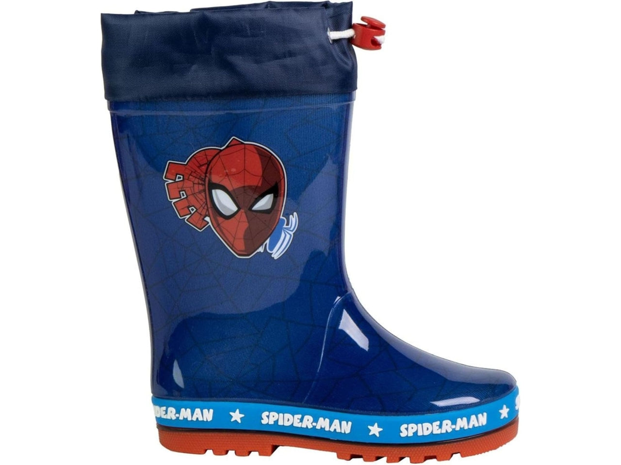 Spiderman stivaletti da pioggia taglie dalla 25 alla 32