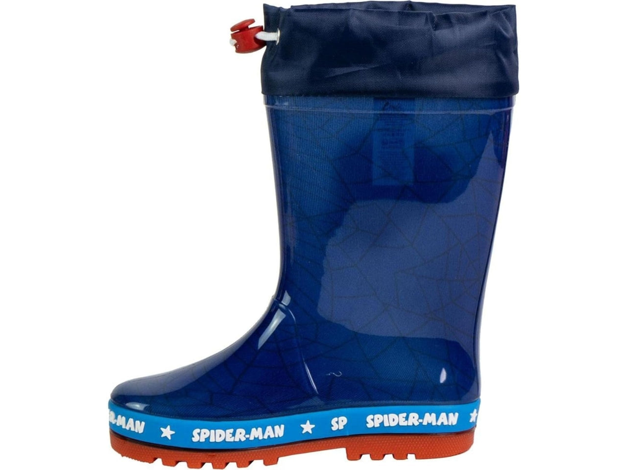 Spiderman stivaletti da pioggia taglie dalla 25 alla 32