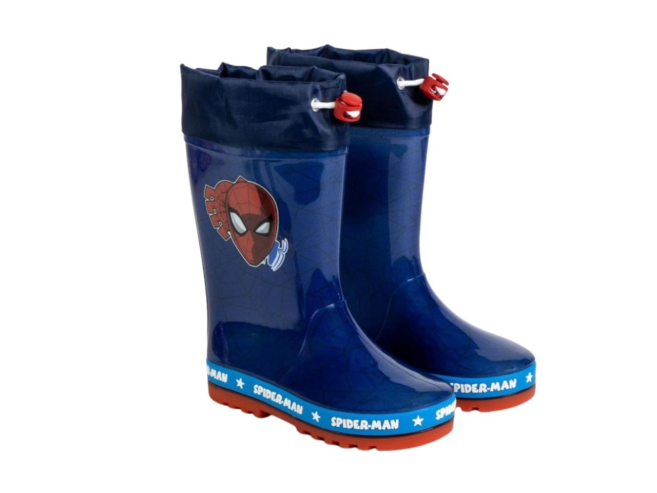 Spiderman stivaletti da pioggia taglie dalla 25 alla 32