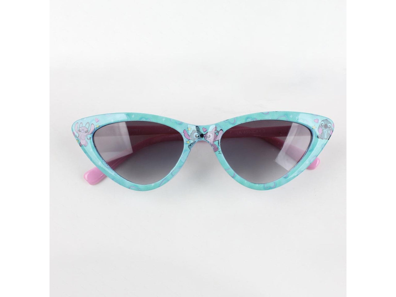 Stitch borsa trasparente con occhiali da sole e accessori per capelli